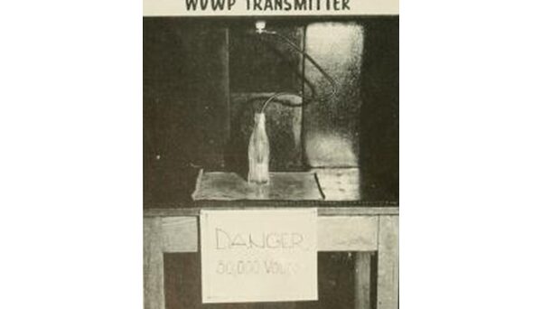 WVWP transmitter, as pictured in the 1953 Agromeck.
