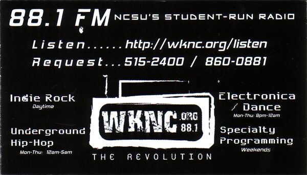 WKNC magnet design from 2006.