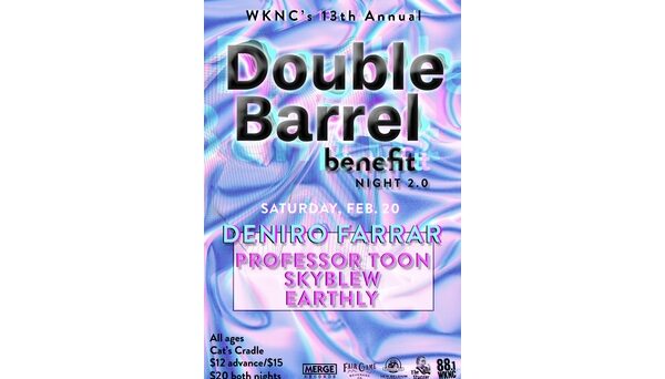 Double Barrel Benefit 13 night two poster designed by Kaanchee Gandhi