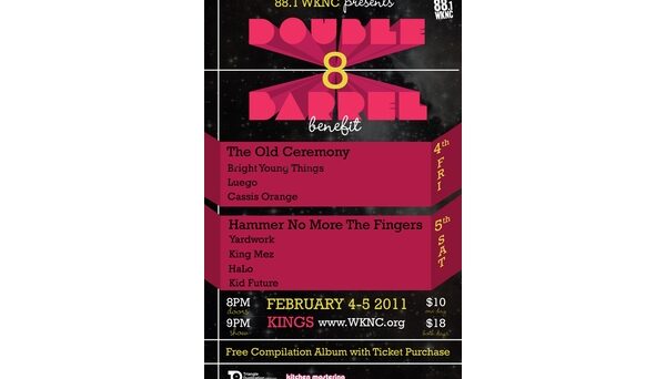 Double Barrel Benefit 8 poster designed by Kirsten Southwell