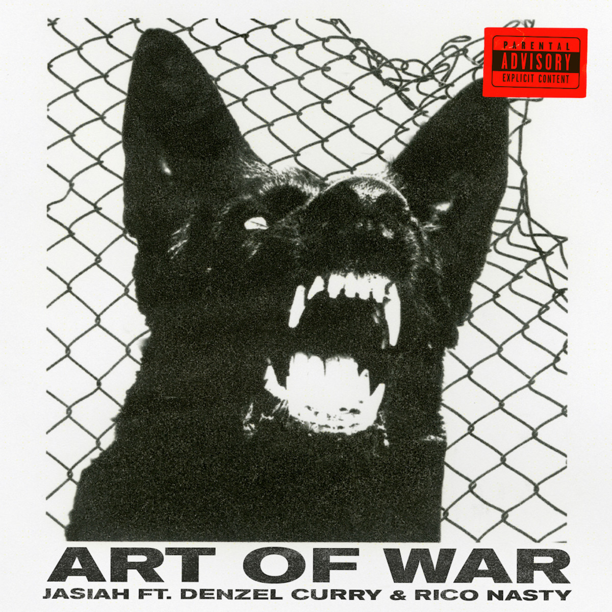 "Art of War" by Jasiah (feat. Denzel Curry and Rico Nasty) Single Cover
