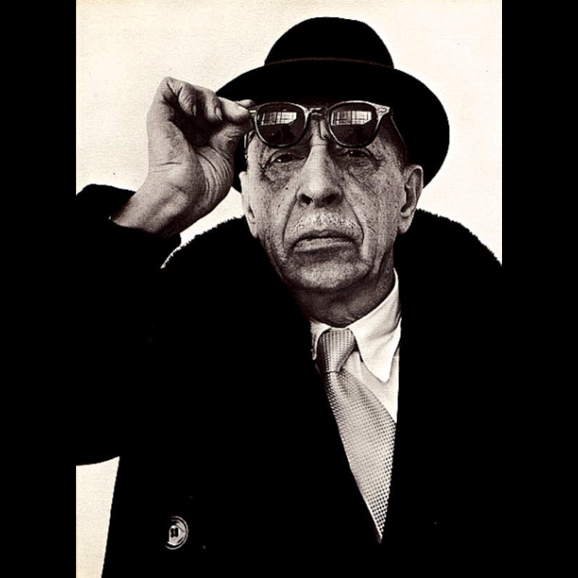 Igor Stravinsky looking terrifying