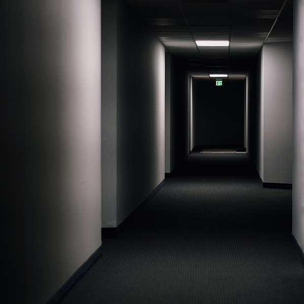 A hallway that should feel like any other hallway, but somehow feels...unstable.