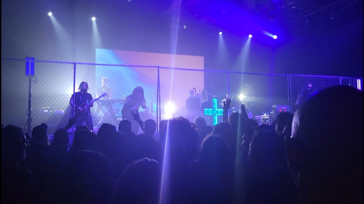 Ministry performing live in Raleigh