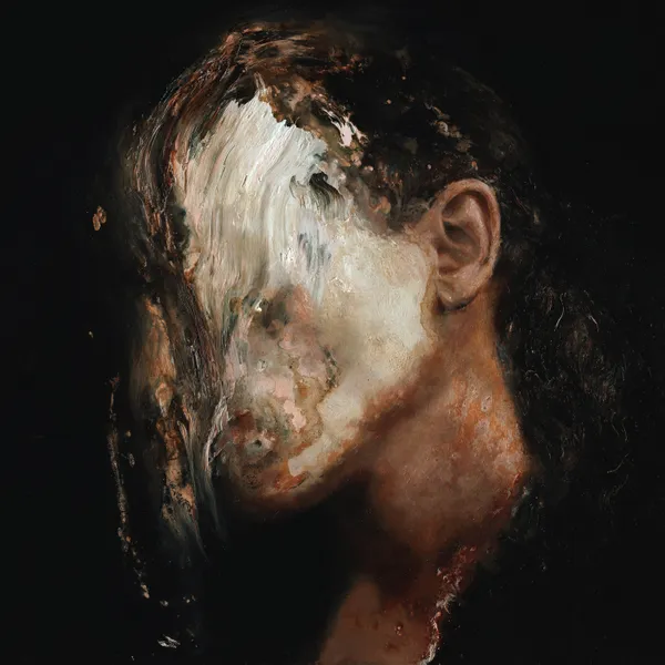 A painted portrait of someone with their face smeared/ blurred. The album cover for You cant kill me by 070 Shake
