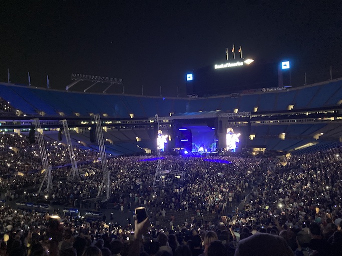 Section 114 at Bank of America Stadium 