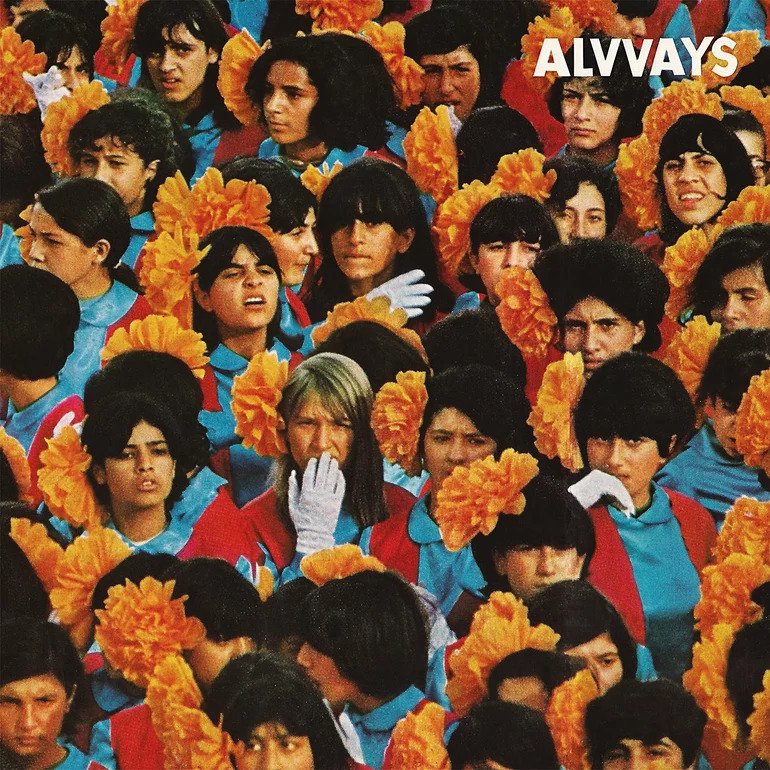 Alvvays, "Alvvays" album art. Features a painting of a large group of people looking out.