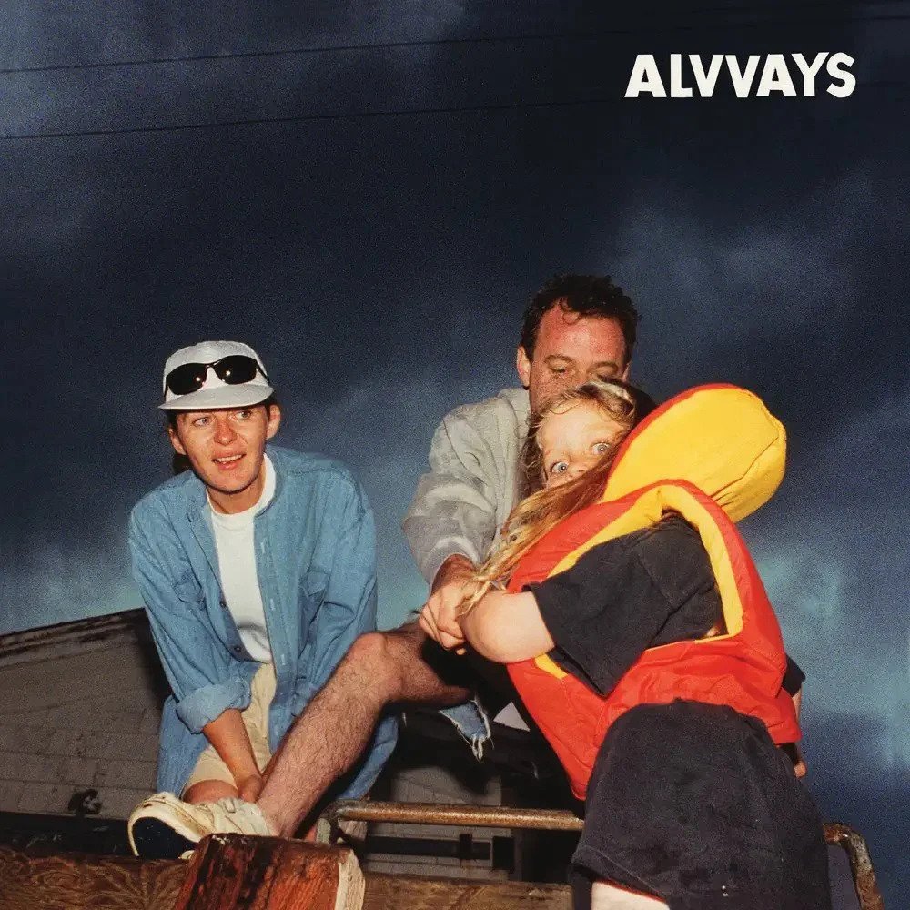 Alvvays, "Blue Rev" album art. Picture of lead singer Molly Rankin with her parents in a vintage picture.