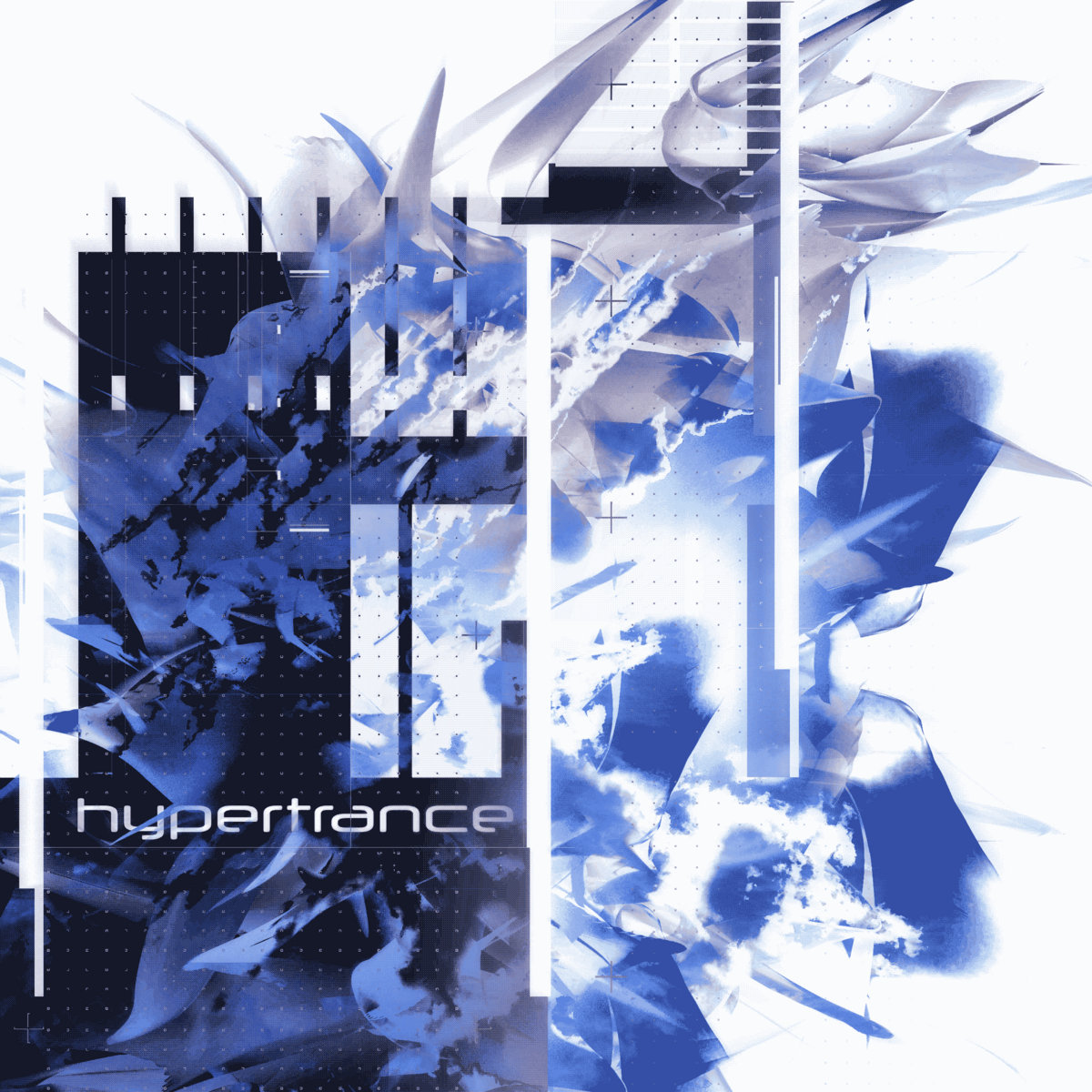 The cover to the single version of Hypertrance by nuphory.