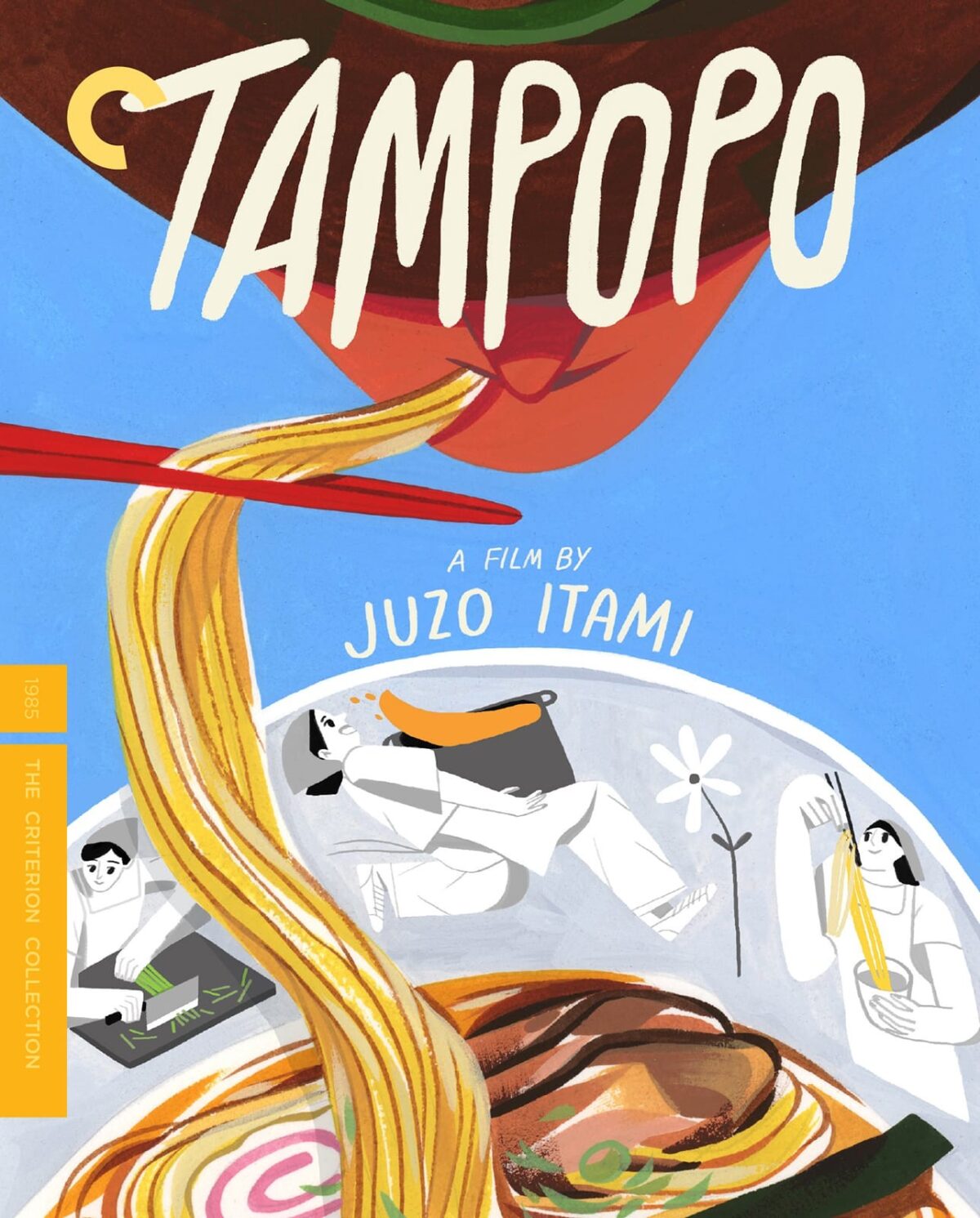 Alternate poster of Tampopo directed by Juzo Itami