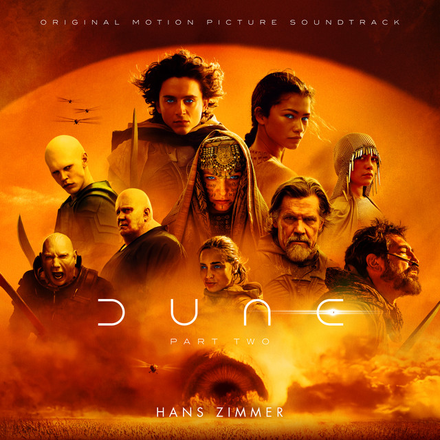 Dune: Part 2 soundtrack album art.