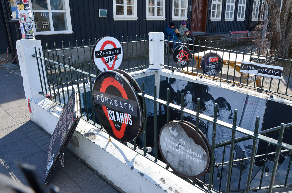 Icelandic punk museum entrance