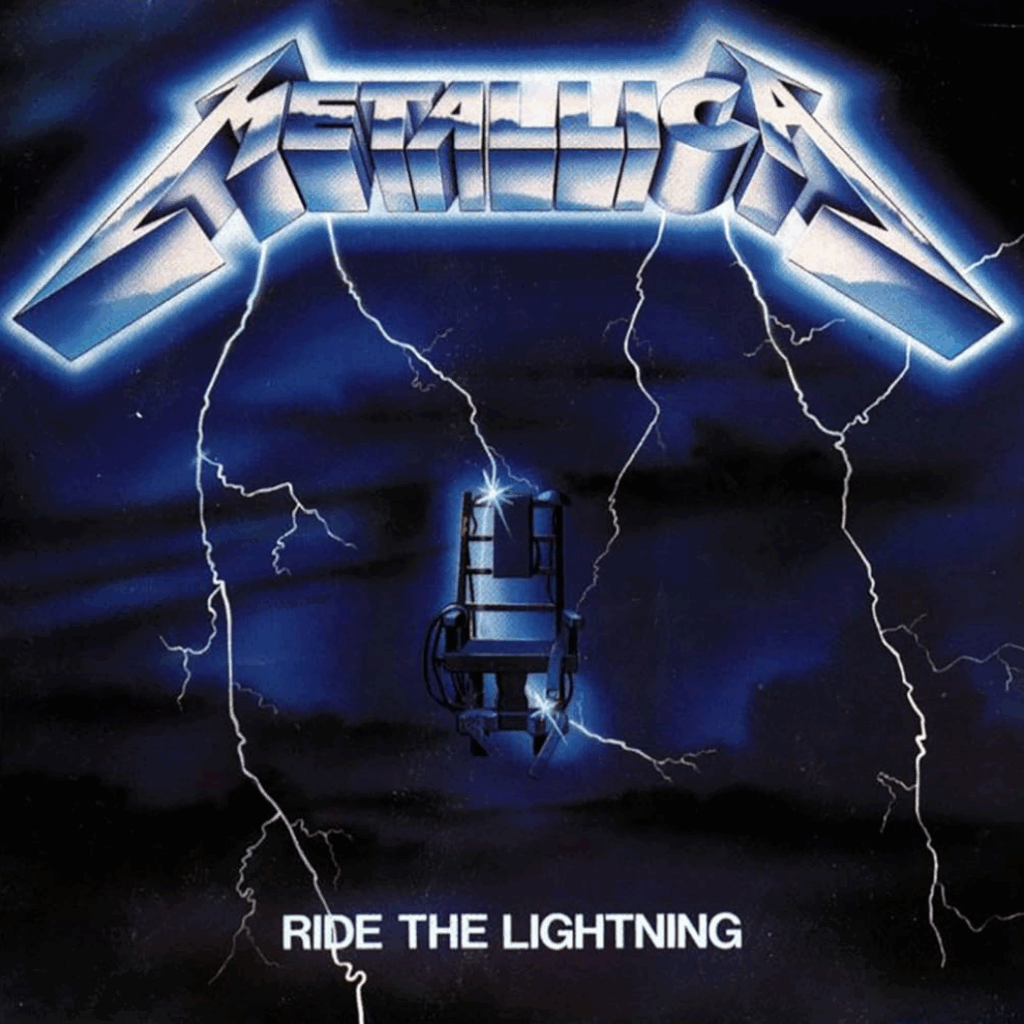 “Ride the Lightning” album cover