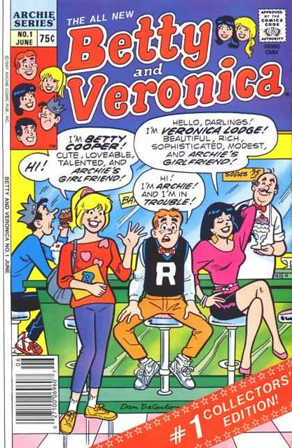 Comic book cover with five animated teenagers